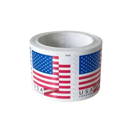 Flag 2018 Roll - 1 Roll 100 Pcs Unused Stamps for Mailing hot
